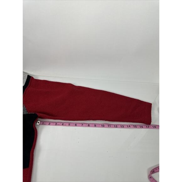 RARE Classic Elements Christmas Scottie Dog Zip Up Sweater Size 2X - Picture 13 of 14